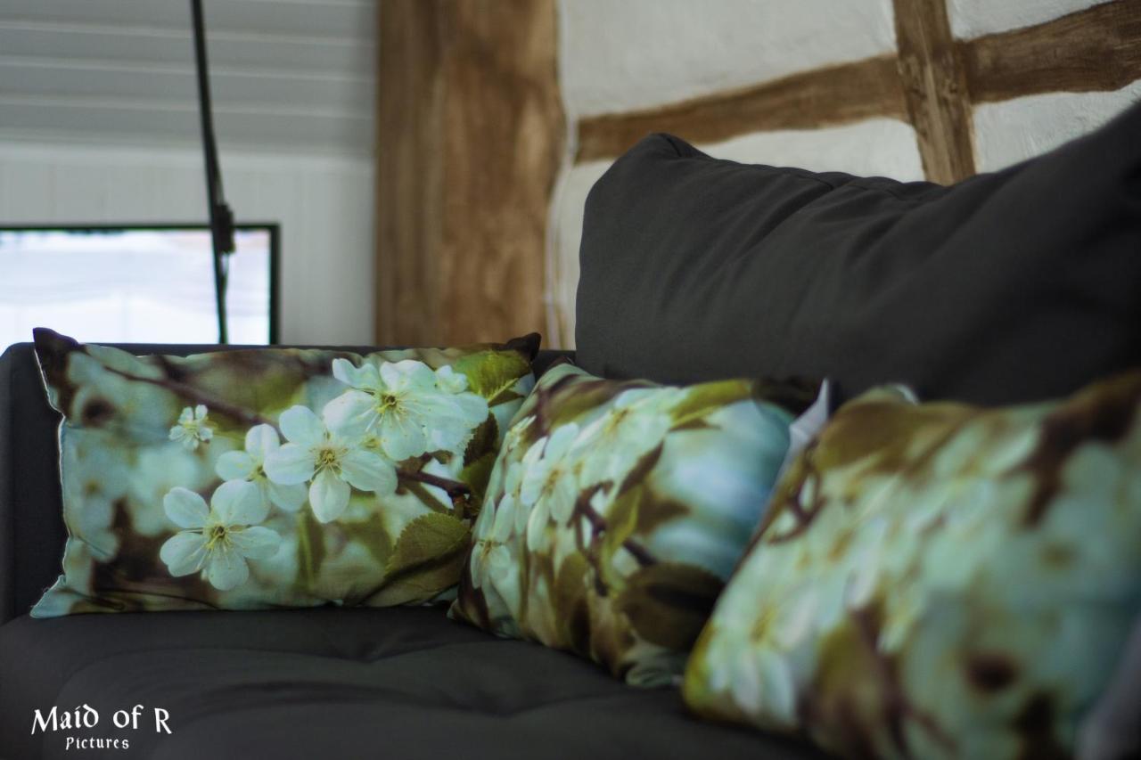 Hof Vierzehnender Im Hohen Venn - 70Qm Fachwerk-Studio - Grosses Wohn-Schlafzimmer Mit Dachterrasse Und Kaminofen - Separate Kueche - Perfekt Fuer Paare - Monschau - Eifel - Hunde Willkommen - Islandpferde Exteriör bild
