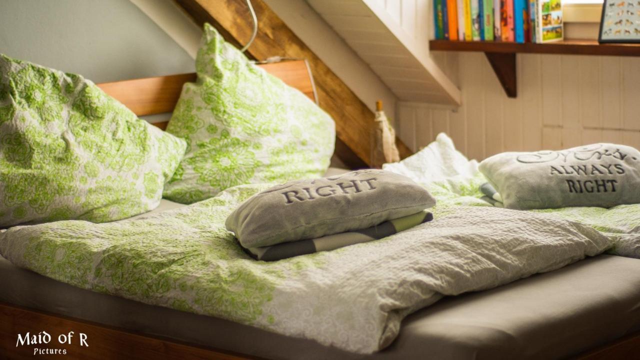 Hof Vierzehnender Im Hohen Venn - 70Qm Fachwerk-Studio - Grosses Wohn-Schlafzimmer Mit Dachterrasse Und Kaminofen - Separate Kueche - Perfekt Fuer Paare - Monschau - Eifel - Hunde Willkommen - Islandpferde Exteriör bild