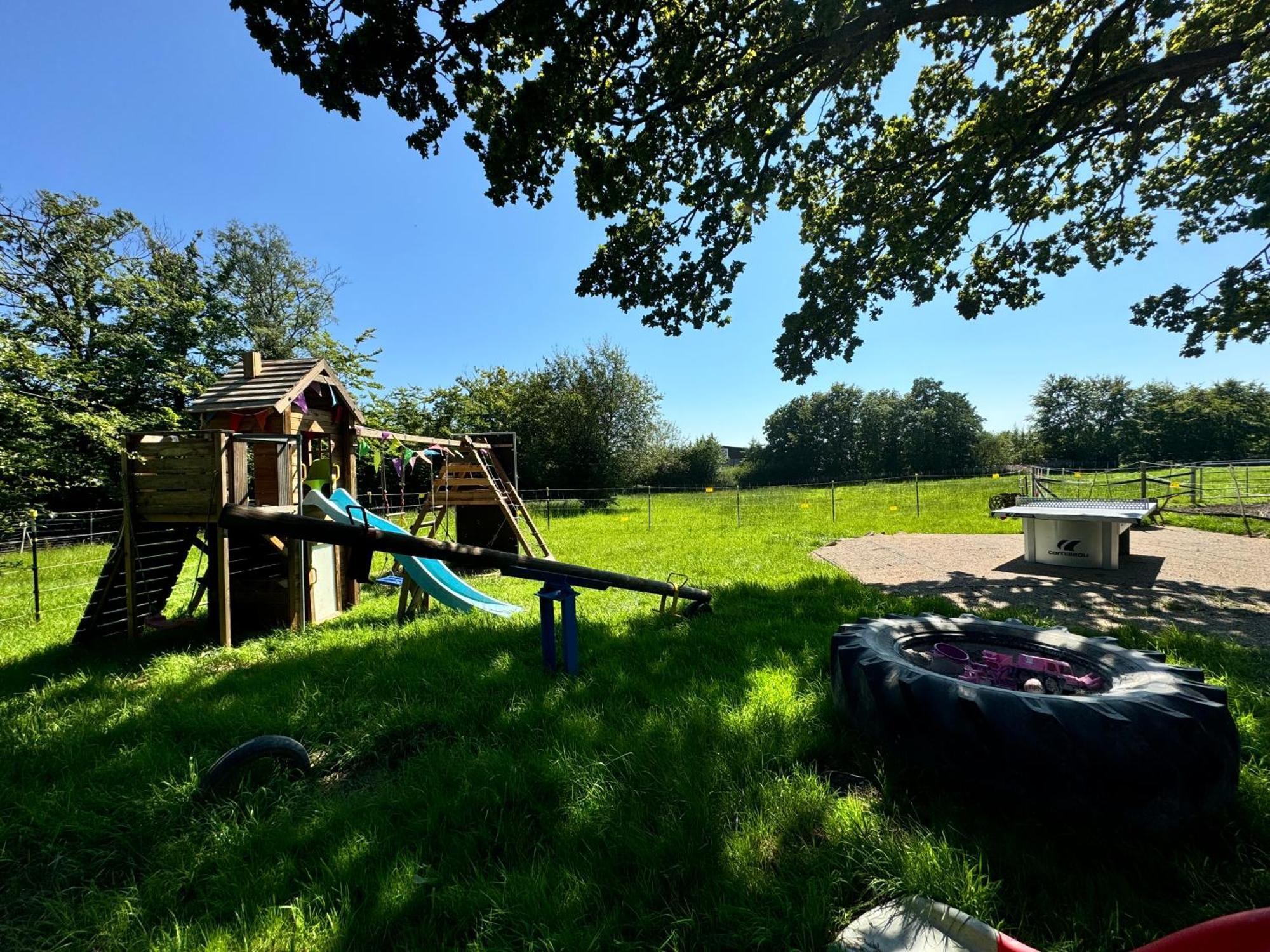 Hof Vierzehnender Im Hohen Venn - 70Qm Fachwerk-Studio - Grosses Wohn-Schlafzimmer Mit Dachterrasse Und Kaminofen - Separate Kueche - Perfekt Fuer Paare - Monschau - Eifel - Hunde Willkommen - Islandpferde Exteriör bild