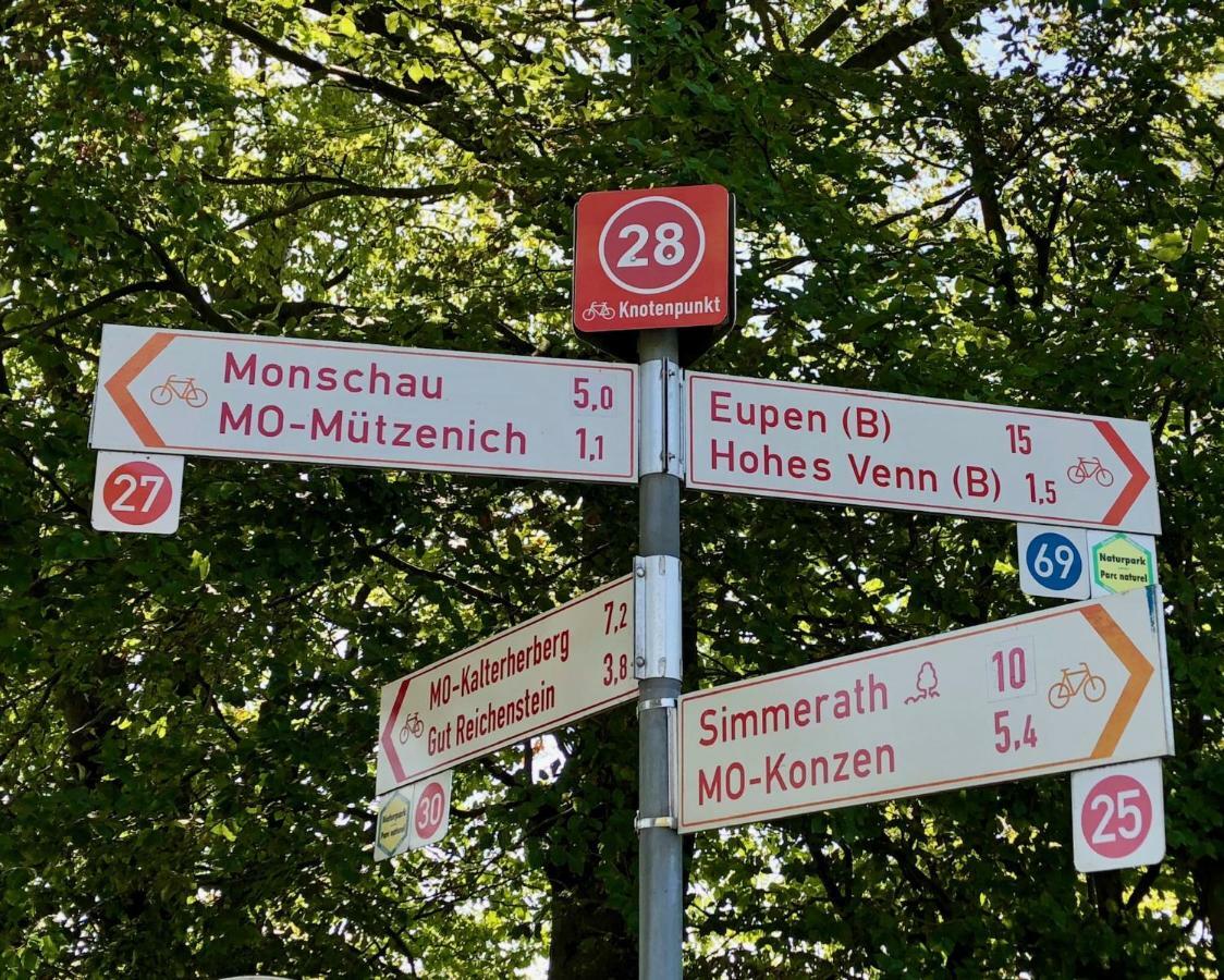 Hof Vierzehnender Im Hohen Venn - 70Qm Fachwerk-Studio - Grosses Wohn-Schlafzimmer Mit Dachterrasse Und Kaminofen - Separate Kueche - Perfekt Fuer Paare - Monschau - Eifel - Hunde Willkommen - Islandpferde Exteriör bild